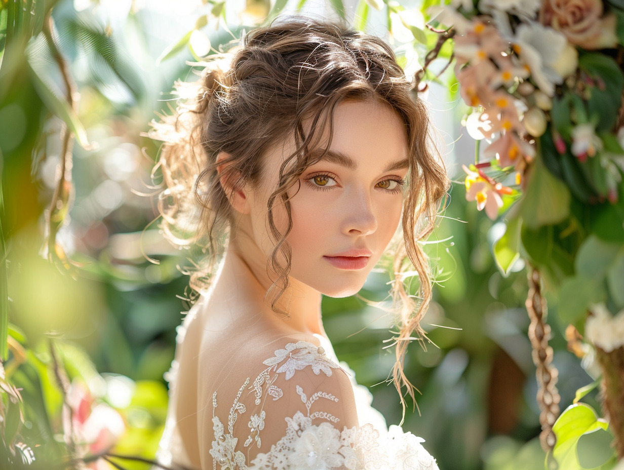 robe de mariée asymétrique