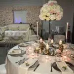 Salle de réception d'un mariage
