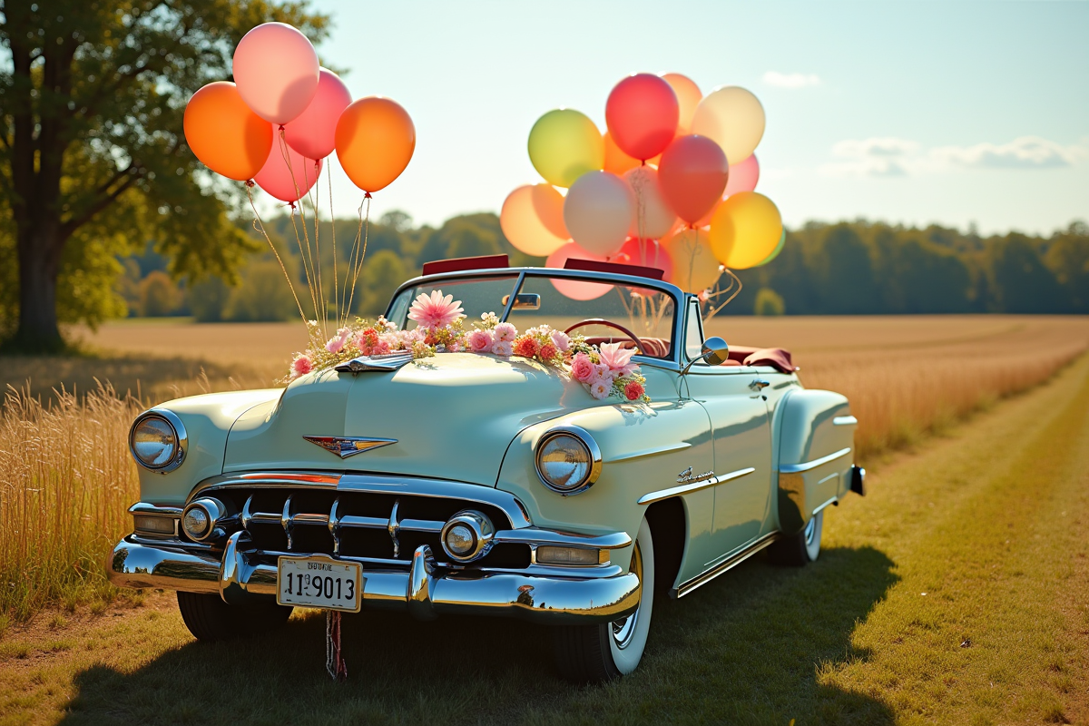 voiture mariage