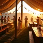 ambiance mariage tente