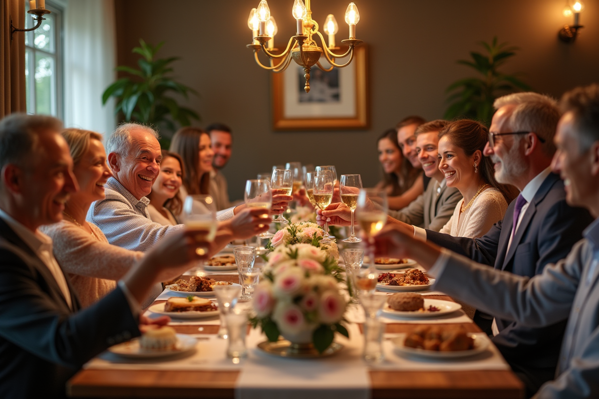 Groupe d invités lors d